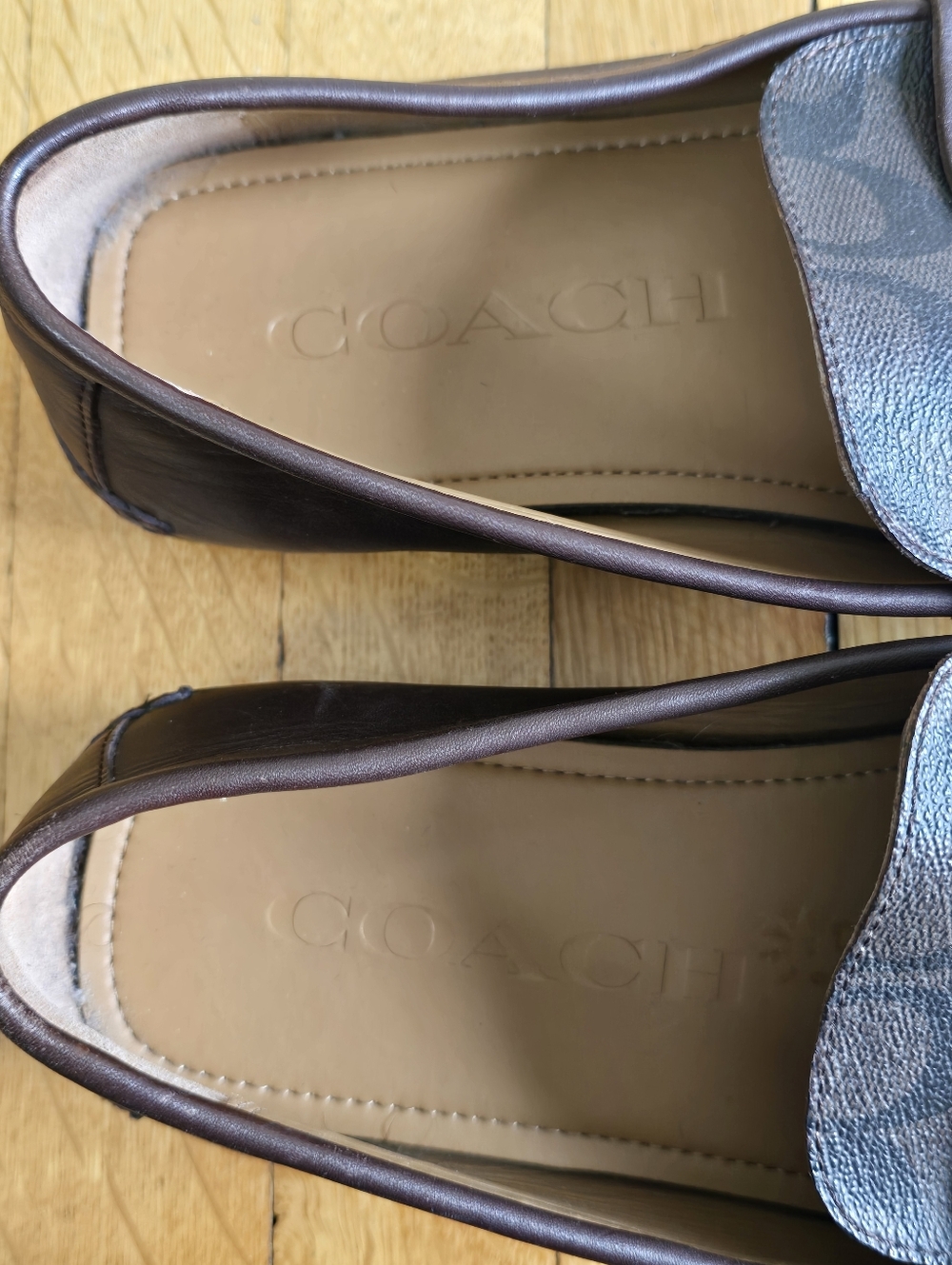 Coach, Signature Collon Driver, Mahogany, EUC, Men's 9 - Picture 15 of 16